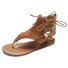 Damen Sommer Sandalen Reißverschluss Flache Lässig Shoes